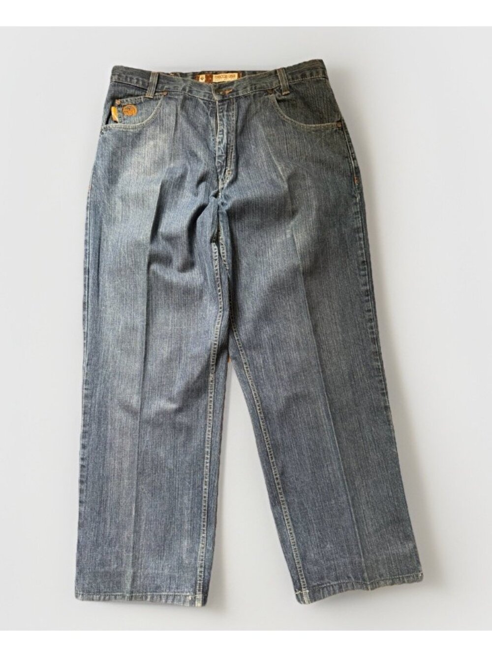 Vintage MECCA USA Jeans Men’s 38 Since Day One Baggy Y2K 2000S Streetwear Denim